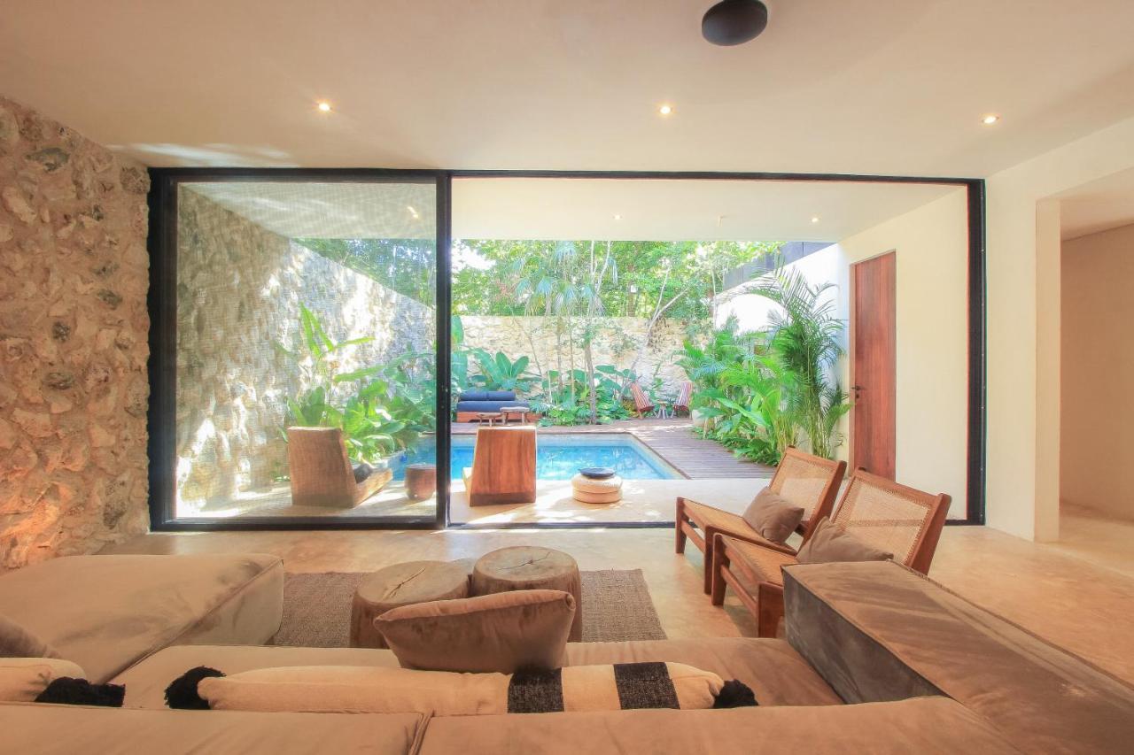 Elegant Boho Style Villa Jungle Views In Rooftop Deck & Outstanding Raw Pool In Holistika Tulum Exterior photo