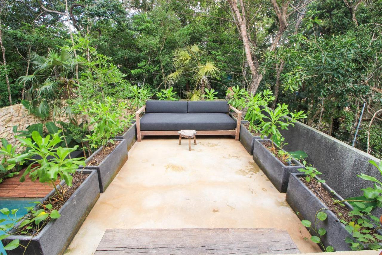 Elegant Boho Style Villa Jungle Views In Rooftop Deck & Outstanding Raw Pool In Holistika Tulum Exterior photo