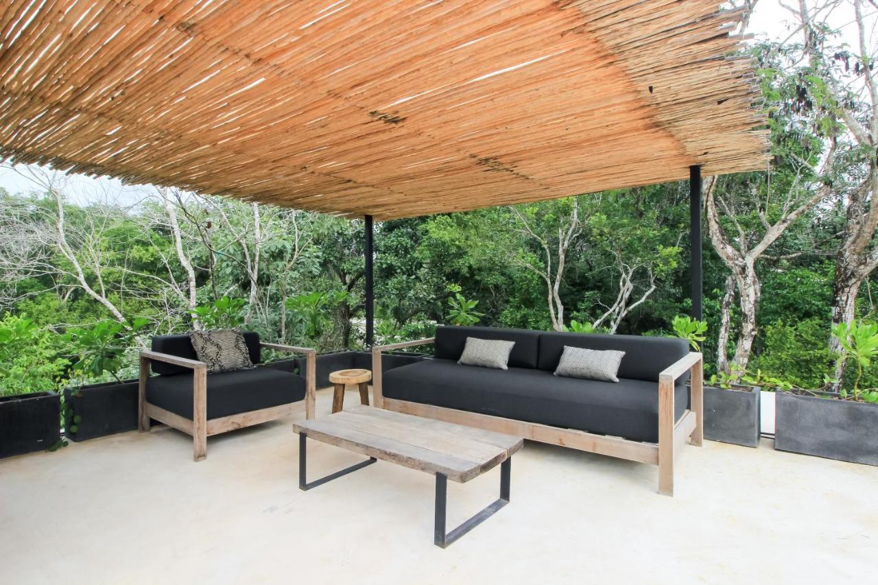 Elegant Boho Style Villa Jungle Views In Rooftop Deck & Outstanding Raw Pool In Holistika Tulum Exterior photo